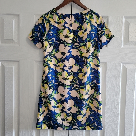 J. Crew Floral A-Line Dress, Women's Size 0P - Picture 4 of 9